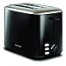Morphy Richards 222064 czarny Equip 2 toster ze stali nierdzewnej, 800 W, czarny