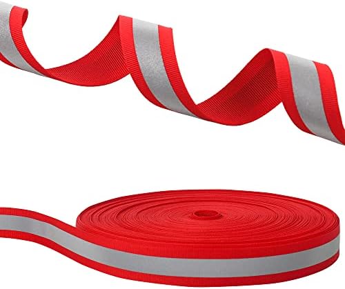 Amazon.com: NOZUONO Silver Reflective Ribbon Tape for Clothing Webbing ...