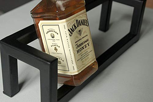 Vm decor Bottle Holder Valentine Gifts Industrial, Handmade Whiskey Storage, Wine Rack Loft Style, Unique Bourbon Rack, Personalized Wine Rack Gifts-image-10