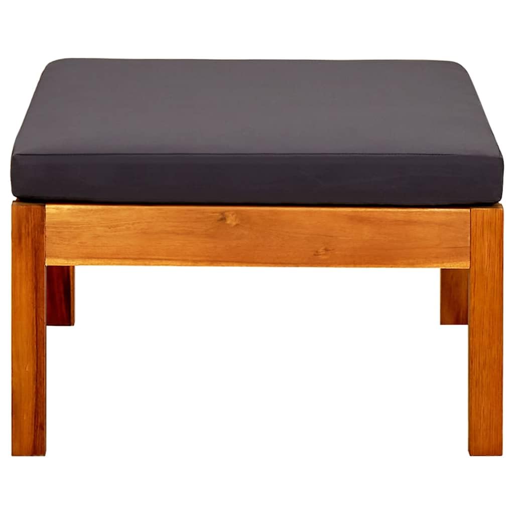 Taboret ogrodowy 2 szt. lite drewno akacjowe