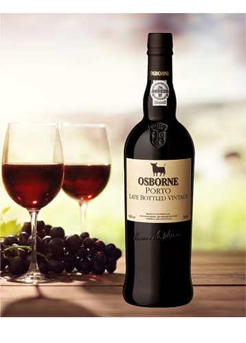 Osborne Late Bottled Vintage Port – Hochwertiger, roter und fassgereifter LBV Portwein aus dem Douro Tal Portugals mit 19,5% vol. (1 x 0,75l)