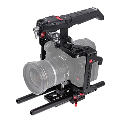 JTZ DP30 Camera Cage Baseplate DSLR Rig & Handle for Panasonic Lumix GH3 GH4 GH5 (Camera Cage Rig)