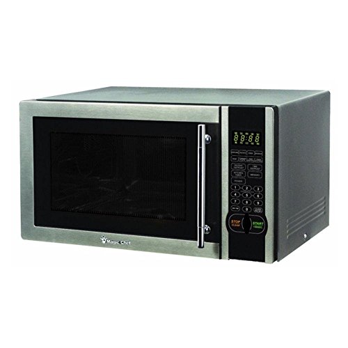 magic chef 1.1 cf countertop microwave stainless