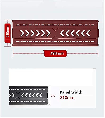 Support mural TV fixe pour écrans LED LCD Plasma 60 pouces charge 100 kg max - 6