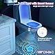 16 Farben ToilettenLicht WC-Nachtlicht, USB-Aufladung Toilette Licht Wasserdichter Motion Sensor Toilettenschüssel Nachtlampe mit Projektorlampe Bewegungsmelder Toiletten-LED-Licht für Badezimmer