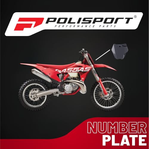 Plaque avant durable Polisport 8668100006 en plastique brillant résistant