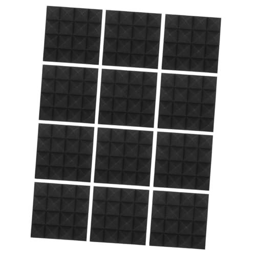 12 piezas Paneles Acústicos para Pared Autoadhesivos para Aislamiento Acústico Alta Densidad para Estudios Dormitorios y Oficinas miniatura 1