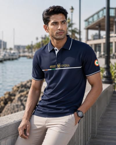 Image of WarriorWorld Men's Polo T-Shirt Cotton Fabric Casual & Sportswear Comfortable, Breathable