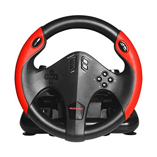 Volante Gamer com Marcha e Pedal Multilaser- JS087, Multilaser, Acessórios para Computador