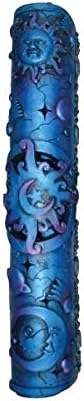 11" Celestial Coffin Box Incense Burner - Upright or Flat Laying - Polyresin - Colors May Vary Slightly