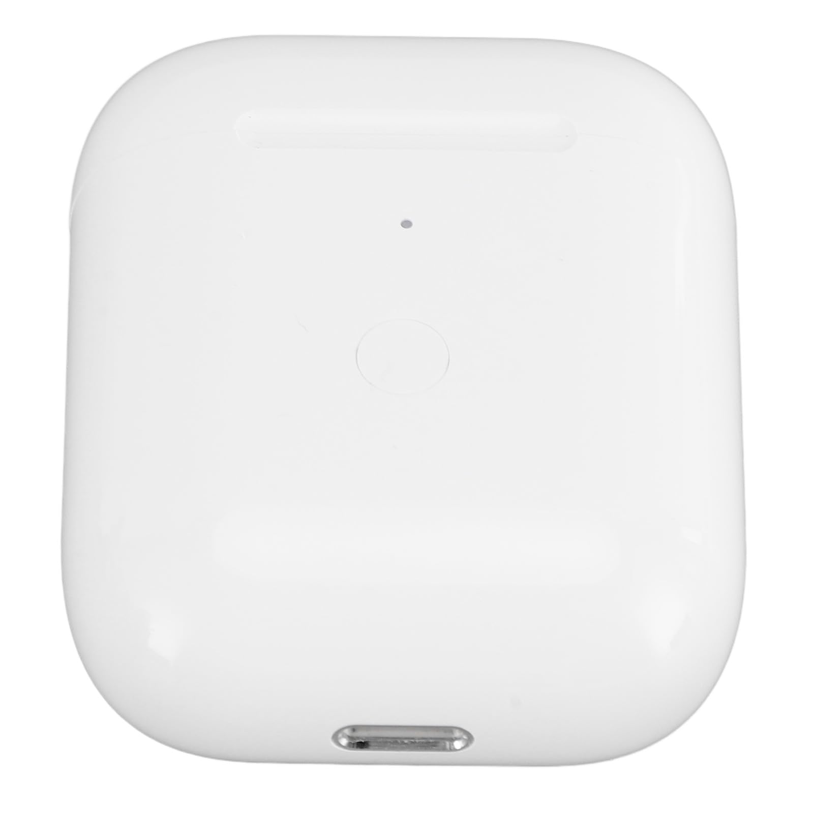 Fabater Custodia di Ricarica Wireless per Auricolari IOS di Prima Generazione di Ricambio con Pulsante di Sincronizzazione per Accoppiamento Bluetooth, Ricarica Rapida da 550 MAh, Doppia Cablata e