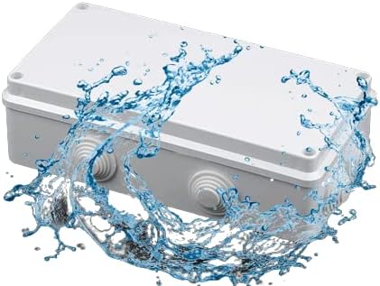 RACO Waterproof Sleeve Box Electrical Junction Box Enclosure with Wall Bracket Wide Application (240x190x90)
