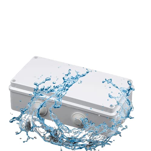 RACO Waterproof Sleeve Box Electrical Junction Box Enclosure with Wall Bracket Wide Application (240x190x90)