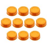 MOLUCKFU 10 Stück Weithals Babyflaschendeckel aus Lebensmittelechtem Pp Auslaufsicher Luftdicht Ersatzverschluss für Babymilchflaschen Reise Flaschenverschluss für Sichere