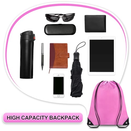 Grneric 42 Pcs Drawstring Backpacks