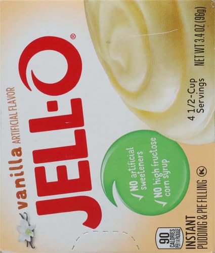 Image of Jell-O Instant Pudding & Pie Filling, 3.4 Oz (Pack of 3)