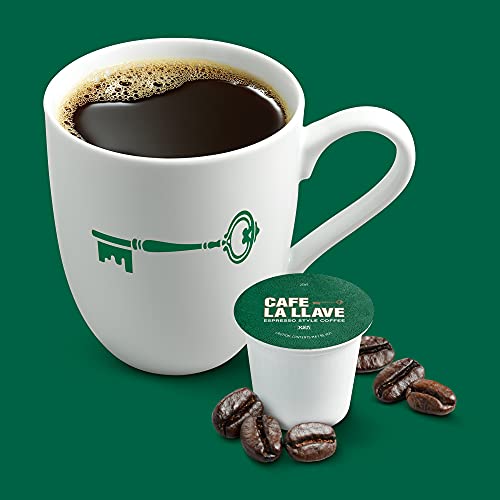 Cafe La Llave Espresso K-Cup (72 Count) Recyclable Single-Serve Coffee, Compatible With Keurig K-Cup Brewers #TOP2