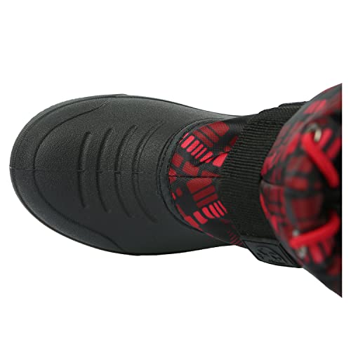 Image of Northside Frosty Insulated Winter Snow Boots for Girls and Boys with Rugged, Water Resistant Nylon Upper, Quick-Drying Lining, Removable EVA Insole, and Durable TPR Outsole