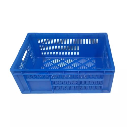 Image of ARISTO Portable and Stackable Plastic Storage Container Box Crate 53200 TP designed for multipurpose storage Blue