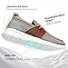 Mens Casual Slip in Boat Shoes Fashion Lightweight Slip On Loafers Walking Beach Sneakers Work Mesh Oxfords Soft Sole Khaki