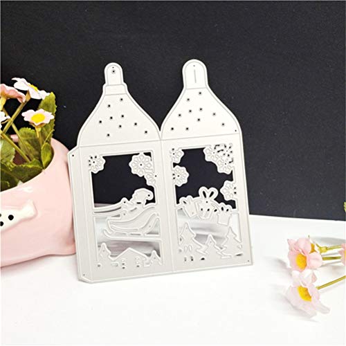 BSTCAR Cutting Dies Christmas Lantern Metal Embossing Template DIY Production Die Cutting Machine and Embossing Machine Scrapbooking DIY Album Paper Cards Art - Image 3