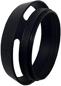 Parasol Circular Lentes Câmeras Fotográficas de Rosquear ou Rosca Universal Para-sol Metálico Parassol Metal (58mm)