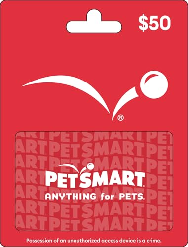 PetSmart Physical Gift Card - $50