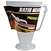 Pit Posse PP3240 Ratio Measuring Cup for Premix Oil & Engine Fluid Mixer Mixing 2 Stroke Cup with Lid - Utility Jug 16:1 to 70:1 CC and Oz Measuring Marks Debris Free Semi-Flexible Polyurethane