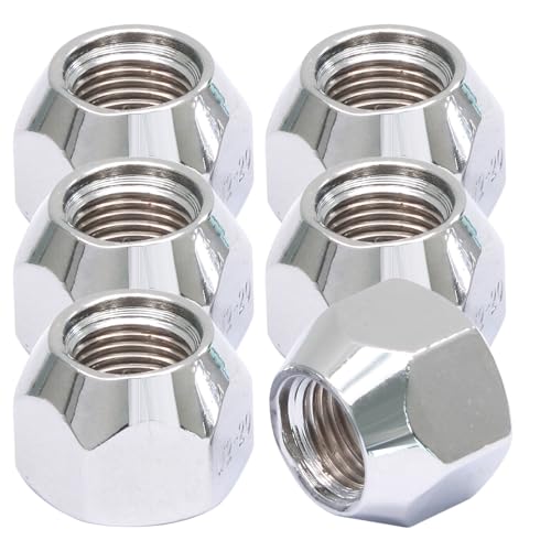 Image of 5Pcs 1 /2-20 Inch Trailer Lug Nuts 509 Tire Lugs Wheel Nuts Wheel Trailer Lugs 1 /2 20 Open End Lug Nuts for Trailers Tire Wheel