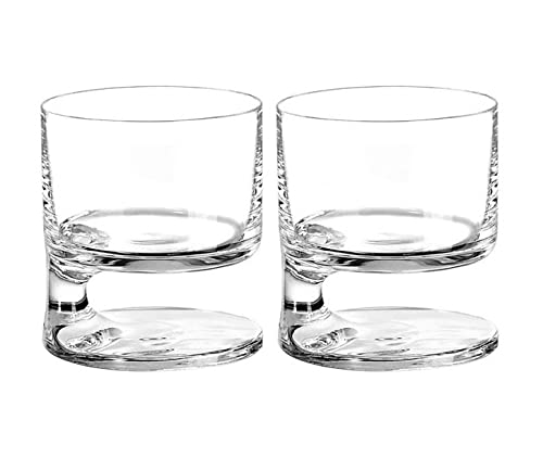 Smoke - Joe Colombo Double Old Fashon Glass (Black) (Twin