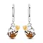 Honeycomb Hoop Earrings