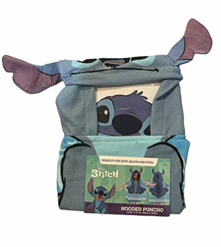 Disney Stitch Kids Bath/Beach/Pool Hooded Poncho