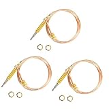 ERINGOGO 3 Stück Thermoelement für Grill und Heizung Präziser Temperaturfühler zu Bedienen und Tragbar für Gasherd und Bbq Grill Langlebiges Zubehör für Zuverlässige Temperaturmessung