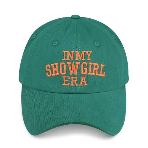 in My Showgirl Era Embroidered Trucker Eldest Daughter Tour Concert Inspired Outfit Match Hat for Fans Gift Women Men (US Alpha One Size in My Showgirl ERA)