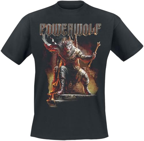 Powerwolf Wake Up The Wicked Hombre Camiseta Negro 100% algodón Regular