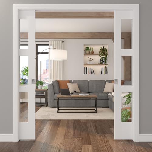 Image of Richelieu | Onward Passage Pocket Door Pull, Rectangular, Brushed Nickel