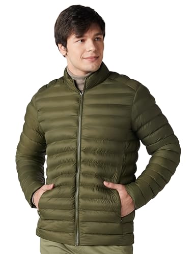 Image of Amazon Brand - Symbol Men's 100% Nylon Lightweight Quilted Winter Jacket | Regular Fit (Available in Plus Sizes)