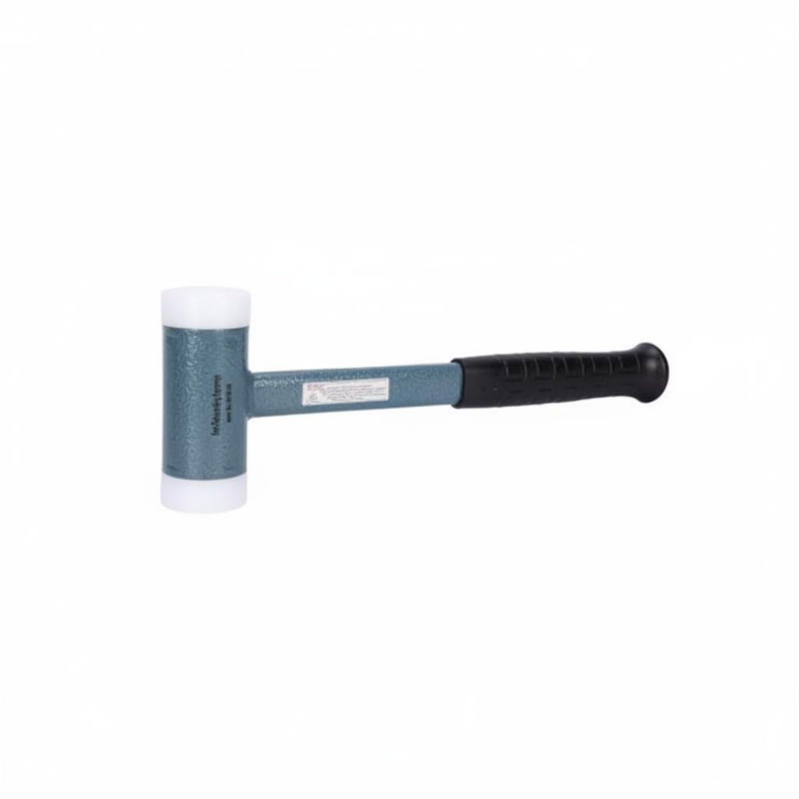 Marteau à Poignée en Acier Marteau Maillet Nylon Doux sans Rebond pour Frapper sans Abîmer avec Faces Interchangeables Adapté, 50, Poignée Acier