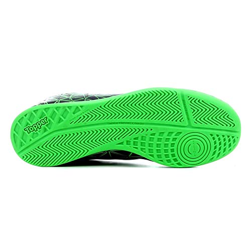 Chuteira Futsal Topper Ultra II, Masculino, Marinho/Verde, 39
