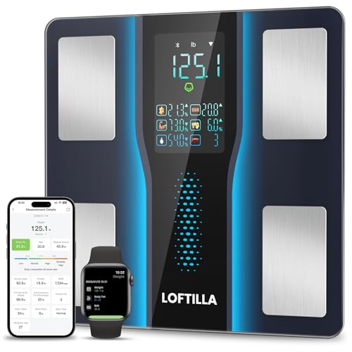 LOFTILLA Smart Scale for Body Weight, Accurate Scale with BMI Bod...