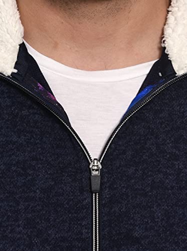 Robert Graham Men's Eclipse L/S Knit, Navy, X-Large #TOP2