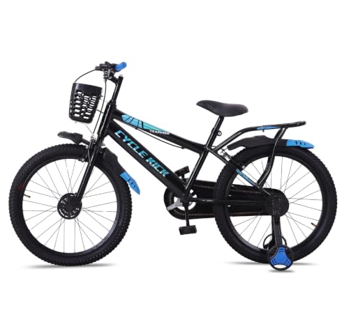 Image of Trapperr 16T 16 inch Kids Cycle with Side Wheels | Ideal for 4 to 6 Years Boys & Girls Kids Bike | 11 Inches Frame