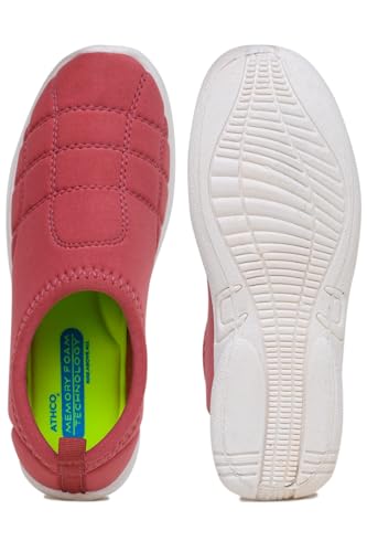 Image of ATHCO Womens Softy Shoes for Woman Women Shoes with Memory Foam Comfort Walking Shoe for Women Slip on Shoe Woman for All Day Walking Lightweight Dailyuse ExtraSoft