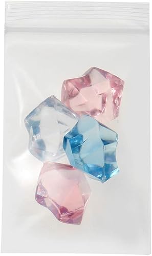 Miniatura 3 de 100 bolsas de plástico pequeñas de 2 x 3 pulgadas, gruesas de 4 mil, transparentes, resellables, con cierre de cremallera, bolsas de polietileno