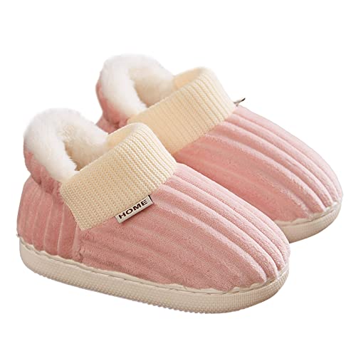 Home Slippers Kids Kids Home Slippers Girls Boys Slippers Cotton Comfy House Flip Flops for Toddler Girls3