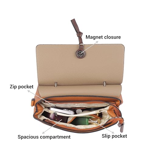 Image of Mochi Women Stylish Two-Tone Casual Sling Bag