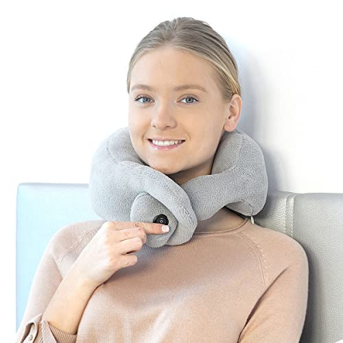 InnovaGoods® Cojín masajeador cervical, Masaje por vibración en zona cervical de forma profunda y relajante, Masajeador con Intensidad regulable, Masajeador Alivio, descanso, relajación y bienestar.