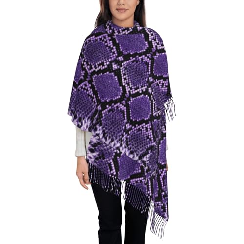 Snake Skin Python Pattern Women Scarf Oversized Neckerchief Fashion Wrap Shawl Pashmina Warm Scarves