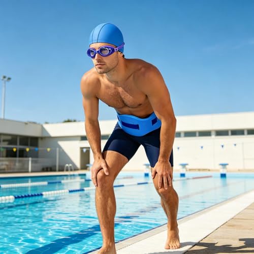 Cinturón natación adultos con flotación de espuma para ejercicio y snorkel 3