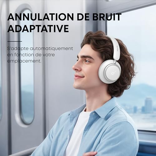 Soundcore Space Q45 Écouteurs Avec fil &sans fil Arceau AppelsMusique USB Type C Bluetooth Neuf - vue 4